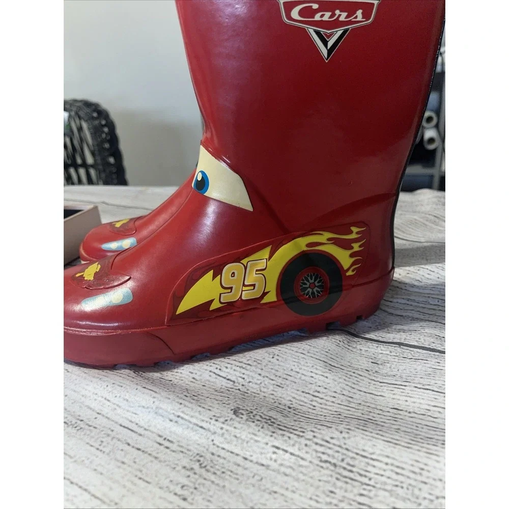 Vintage‎ Disney Pixar Cars Rubber Rain Boots Kids Size 1Y-1.5Y